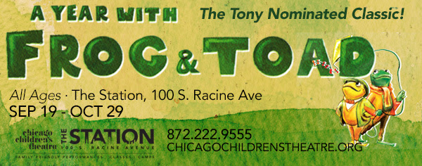 Chicago Children's Theatre's 'A YEAR WITH FROG AND TOAD' RUNS SEPT. 19 - OCT 29 3 Jacqueline Stone discusses the importance and responsibility of exposing young audiences to theatre for the first the time as well as directing Emerald City Theatre's production of Ken Ludwig's Twas The Night Before Christmas which is returning to Broadway In Chicago’s Broadway Playhouse at Water Tower Place (175 E. Chestnut) by popular demand for a limited engagement through December 30, 2018.  For more information, visit www.BroadwayInChicago.com. 